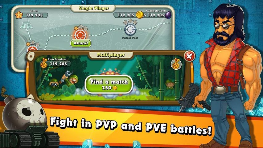 Screenshot 3: Jungle Heat: War of Clans