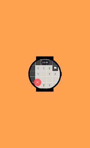 Screenshot 2: Antimine - minesweeper for Wear OS
