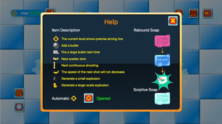 Screenshot 1: Soap and bubbles-clear