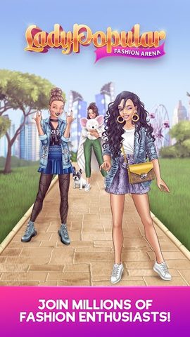 Screenshot 1: Lady Popular: Fashion Arena