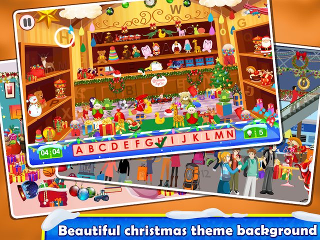 Screenshot 8: Christmas Hidden Objects : Alphabets & Numbers