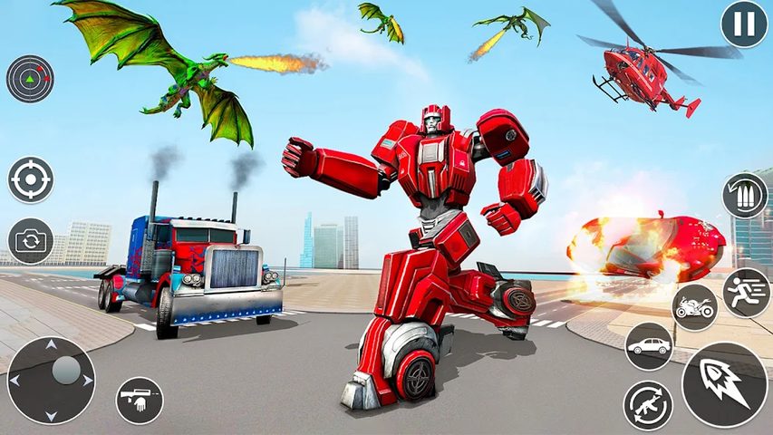 Screenshot 23: Dragon Robot Car Games 3d