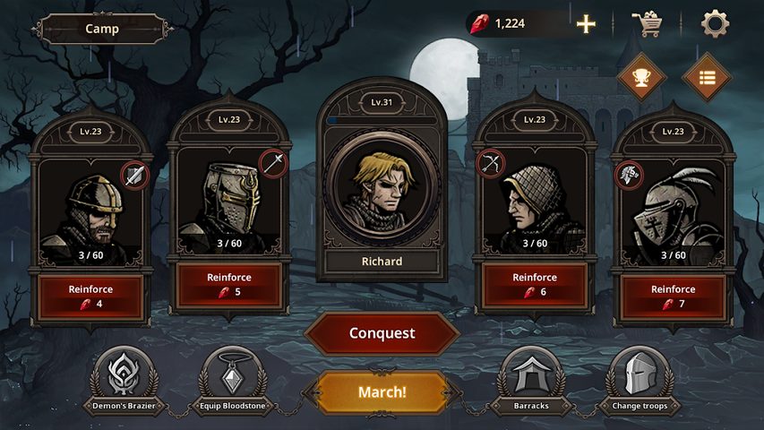 Screenshot 1: King's Blood: The Defense
