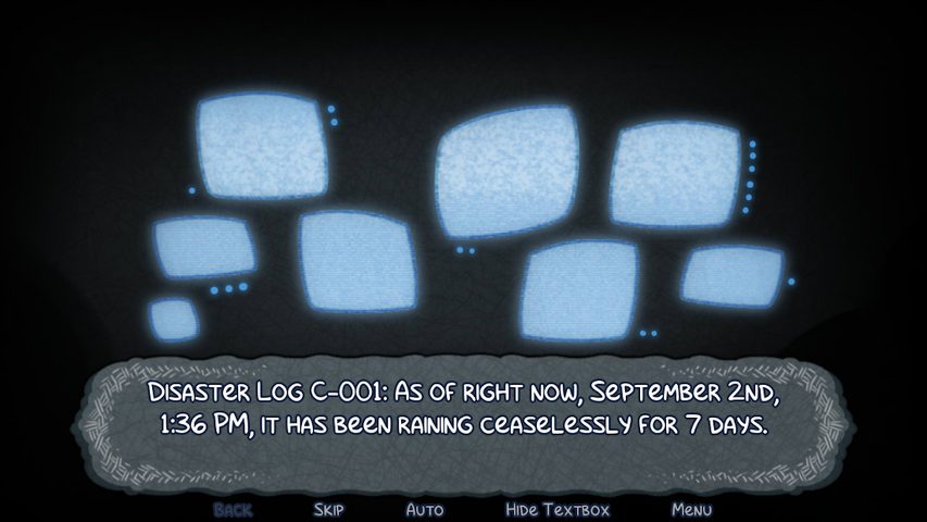 Screenshot 1: Disaster Log C