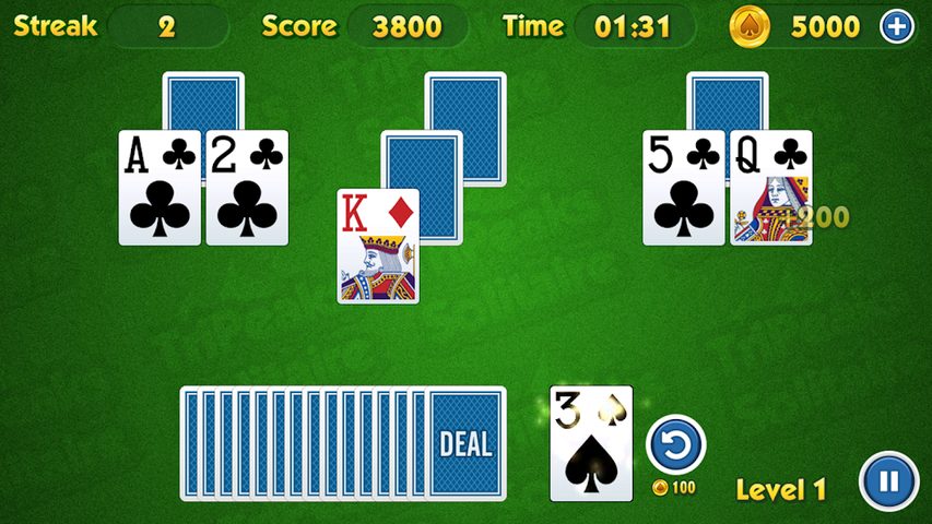 Screenshot 4: TriPeaks Solitaire Challenge