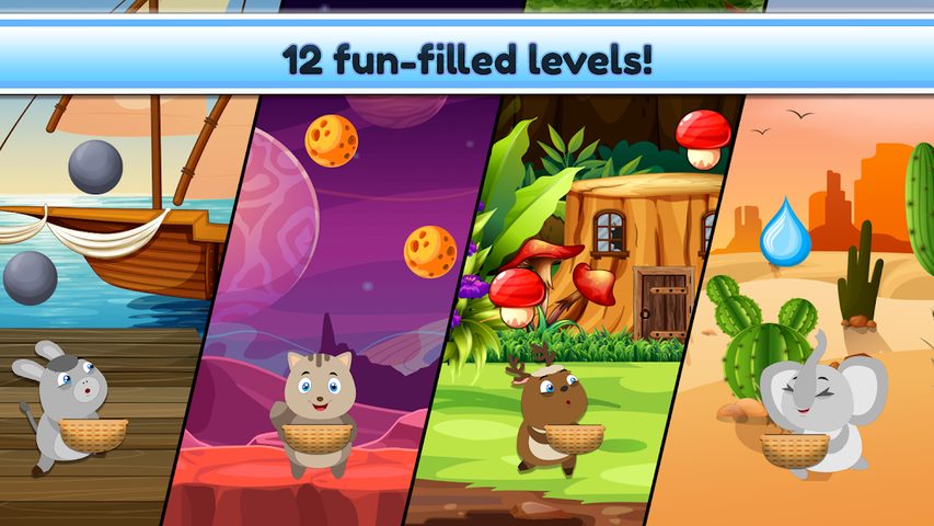 Screenshot 1: Math Animal Adventure for Kids