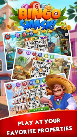 Screenshot 1: Bingo Smash - Lucky Bingo Travel