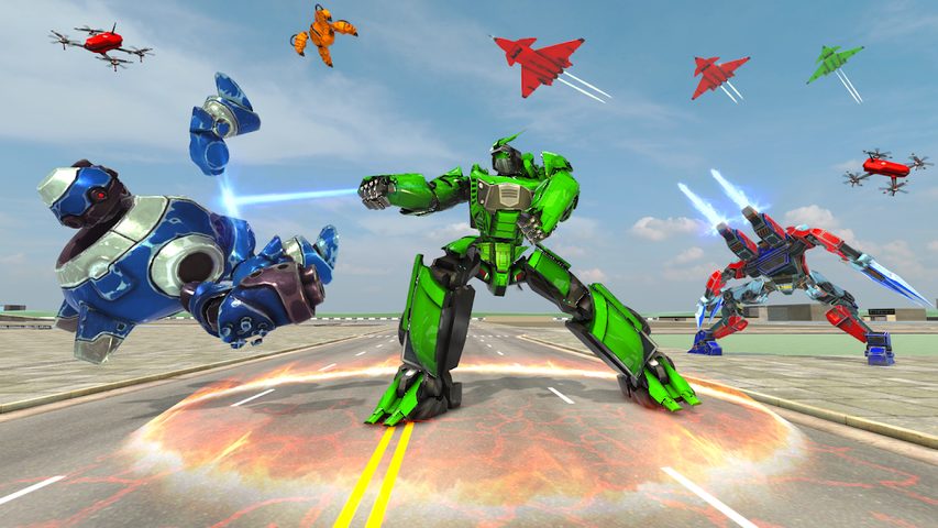 Screenshot 7: Bus Robot Car Game: Robot Game