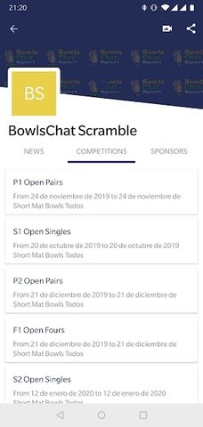 Screenshot 2: BowlsChat