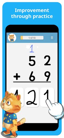 Screenshot 2: Math Class: Learn Add, Subtract, Multiply & Divide