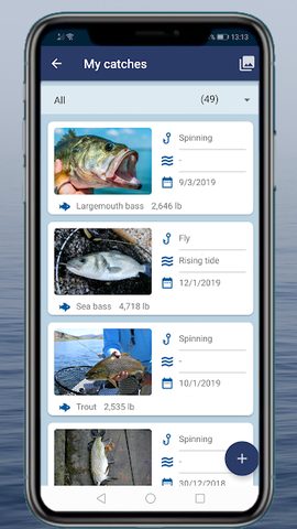 Screenshot 2: TuPesca - Fisherman's journal
