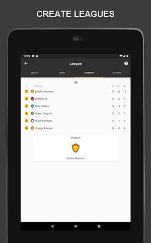 Screenshot 9: Winner - Tournament Maker App, League Manager