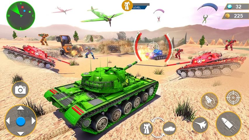 Screenshot 23: Army Bus Robot Car Game 3d