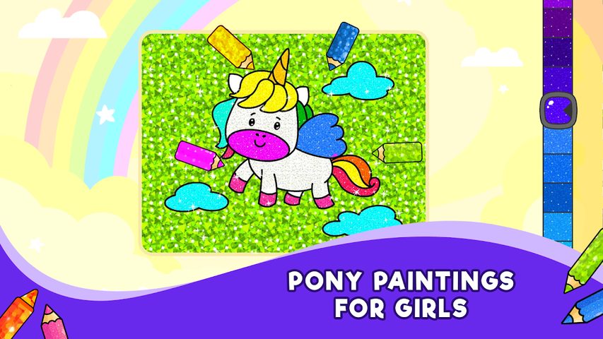 Screenshot 7: Unicorn Glitter Coloring Book: Coloring Unicorn🦄