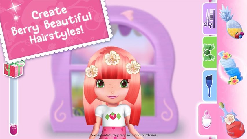 Screenshot 2: Strawberry Shortcake Holiday Hair