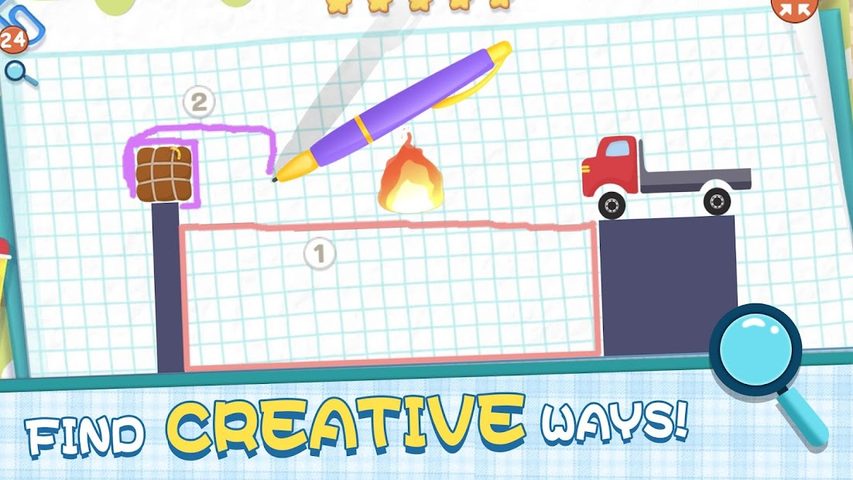 Screenshot 2: Truck vs Fire: Brain Challenge