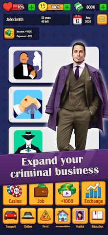 Screenshot 3: Mafia Boss: Money & Business Life Simulator Game