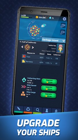 Screenshot 3: Idle Ocean Cleaner Eco Tycoon