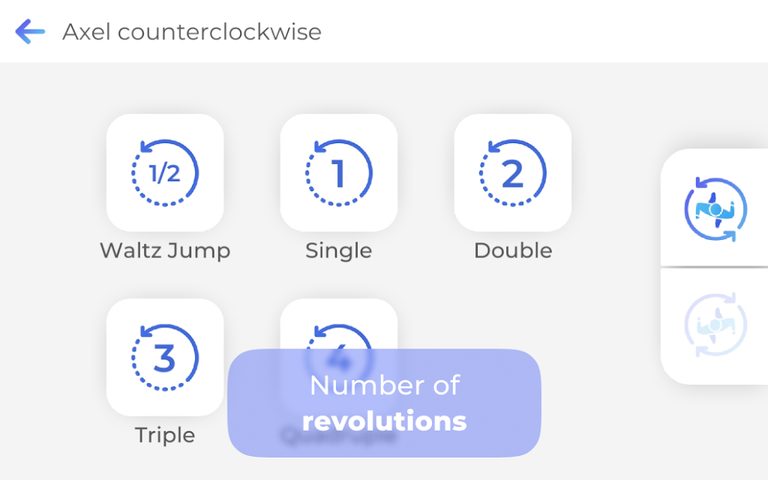 Screenshot 8: Freezio Figure Skating 3D app for training jumps.