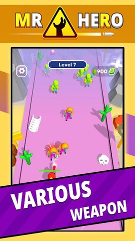 Screenshot 1: Mr Hero : Zombie Hunter