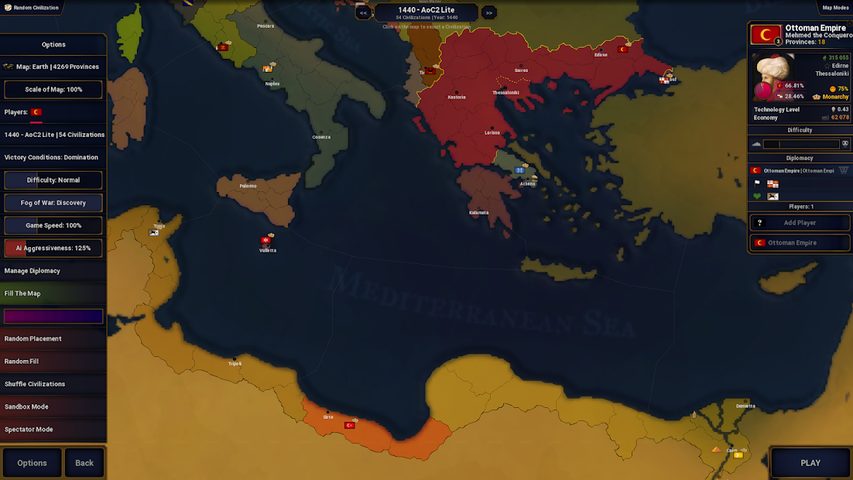 Screenshot 2: Age of History II - Lite