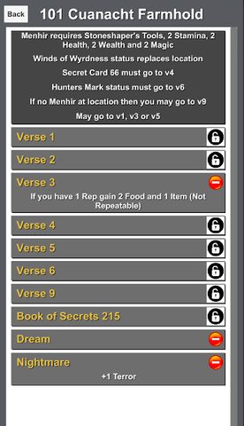 Screenshot 5: Tainted Grail Journal Tracker