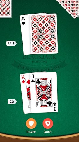 Screenshot 3: Blackjack