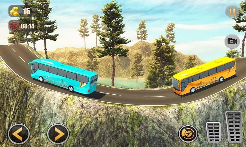 Screenshot 1: Uphill Tourist Coach Bus Driver Simulator Bus Game