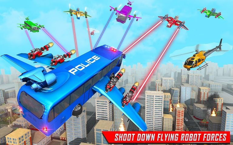 Screenshot 6: Flying Bus Robot Transform War