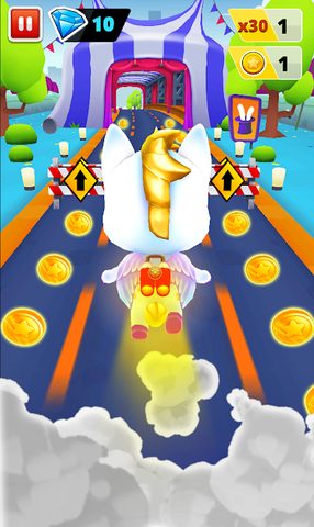Screenshot 4: Unicorn Runner 2. Magical Run