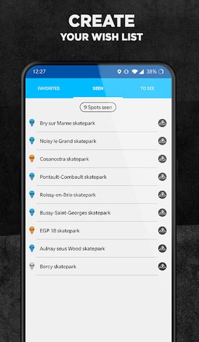 Screenshot 5: Ride My Park - Skateparks map