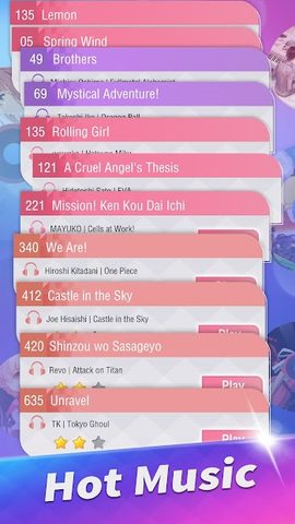 Screenshot 3: Anime Tiles: Piano Tiles 3