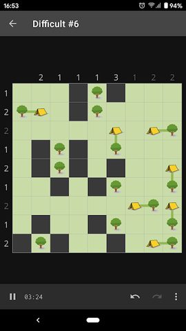 Screenshot 5: Trees and Tents Puzzle