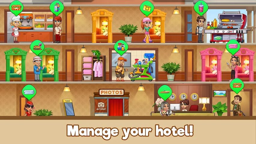 Screenshot 10: Doorman Story: idle hotel game