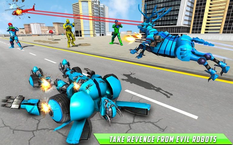 Screenshot 17: Deer Robot Car Game-Robot Game