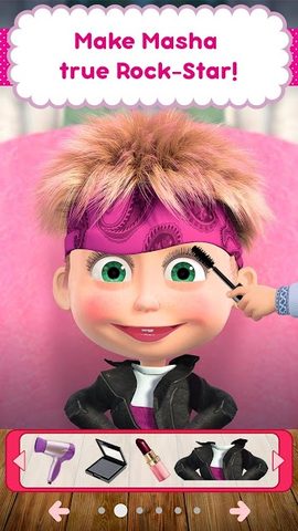 Screenshot 3: Masha and the Bear: Salon Game