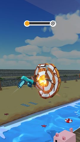 Screenshot 4: Shoot it all! - Flip the gun