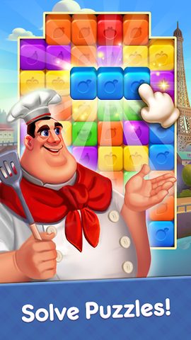Screenshot 1: Blaster Chef : Match blocks