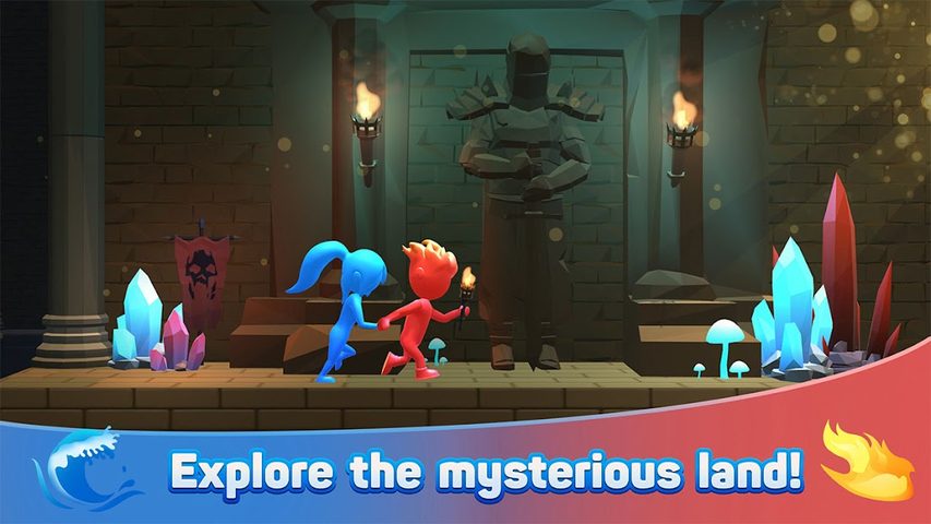 Screenshot 7: Water & Fire Stickman 3D