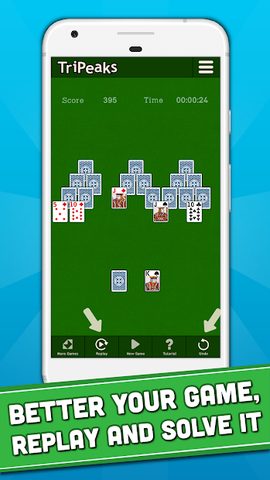 Screenshot 4: TriPeaks Solitaire