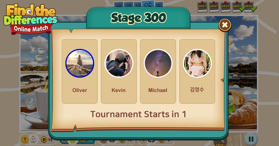 Screenshot 1: 5 Differences - Online Match