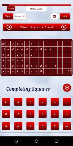 Screenshot 3: Quadratic Math Game