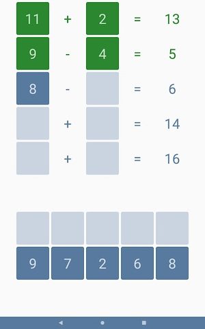 Screenshot 19: Addition and subtraction