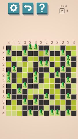 Screenshot 3: Tents and Trees Puzzles