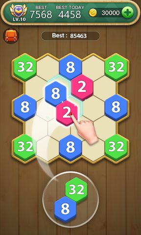 Screenshot 1: Hexa Block Puzzle - Merge Puzz