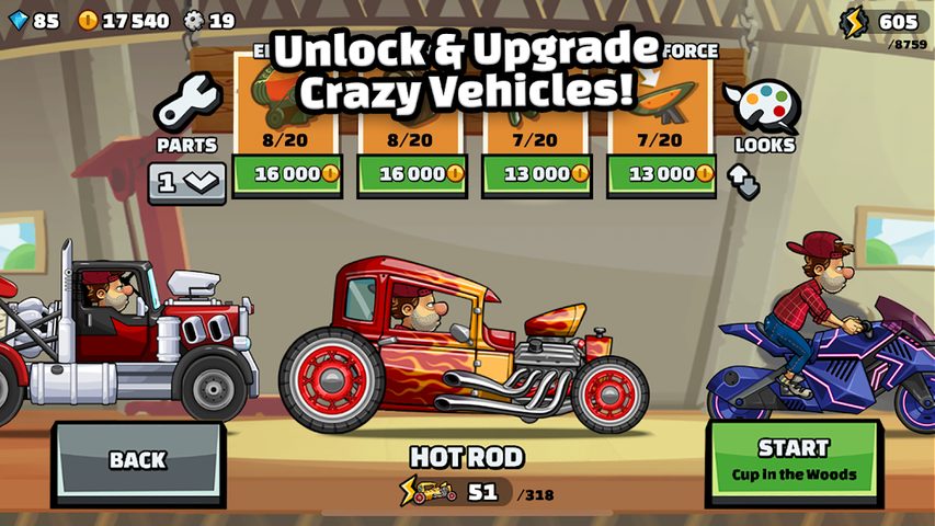 Screenshot 3: Hill Climb Racing 2
