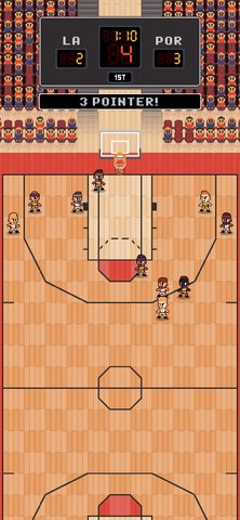 Screenshot 1: Hoop League Tactics 4+