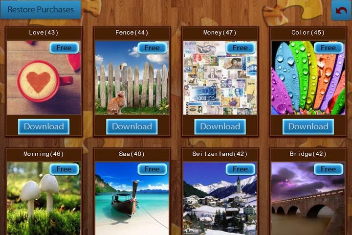 Screenshot 1: Jigsaw Puzzles Free