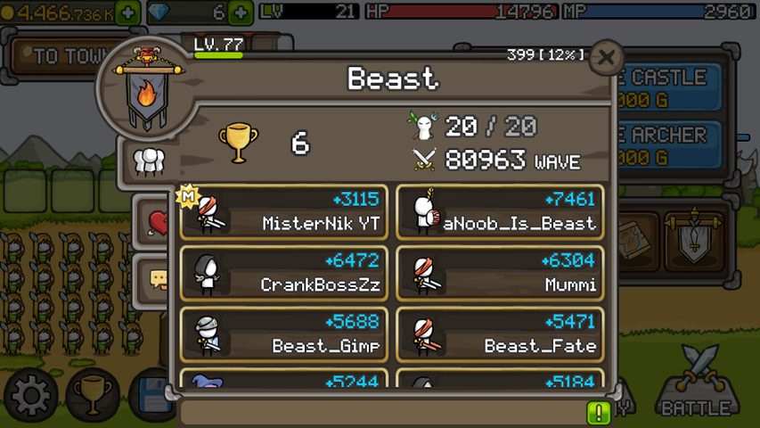 Screenshot 4: Grow Castle - Tower Defense