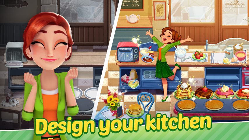 Screenshot 1: Delicious World - Cooking Game